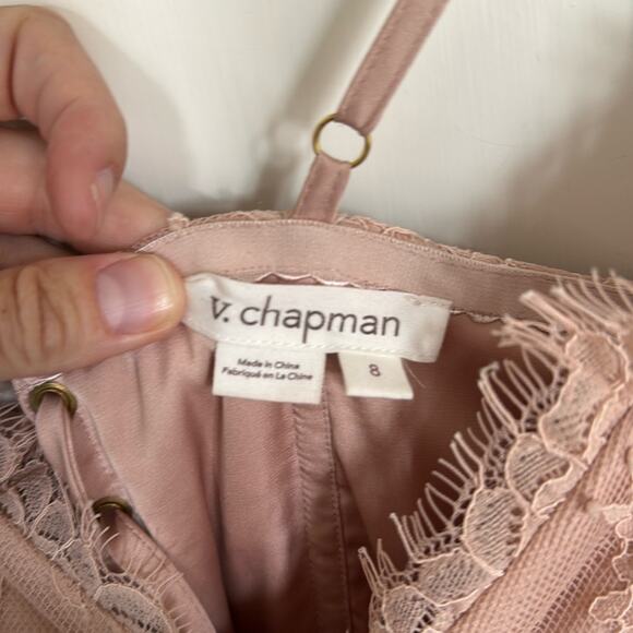 V. Chapman Mia Rose Dust Midi Dress - Picture 8 of 11